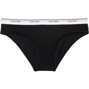 Calvin Klein Women’s Cotton Soft Stretch Bikini, 3-Pack (Black/White/Gray, Large)