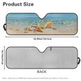 thumbnail image 5 of Jeiento Starfish Windshield Sun Visor Foldable Sunshade Aluminum Foil Sun Shield for 2007-2018 Jeep Wrangler JK JKU & 1997-2006 Jeep Wrangler TJ LJ, 5 of 6