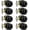 Matte Black, variant on 8 Pack Matte Black Door Knobs, Privacy Door Knob with Lock, Interior Doorknobs with Round Ball, Keyless Door Lockset for Bedrooms Bathrooms