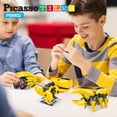 thumbnail image 3 of Juguete de construcción PicassoTiles STEM Kids Solar Dinosaur Robot 8+, 3 of 8