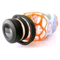 thumbnail image 3 of Meshbottle with Glass Top - Burnt Orange - Plastic-free, BPA-free, Phthalate-free Glass Water Bottle - 32 oz, 3 of 3