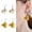 2PCS-Yellow, variant on Popcorn Earrings for Women Personality Funny Cute DIY Handmade Resin White Yellow Simulated Sweet Corn Popcorn Food Drop Dangle Weird Earrings Jewelry Gifts