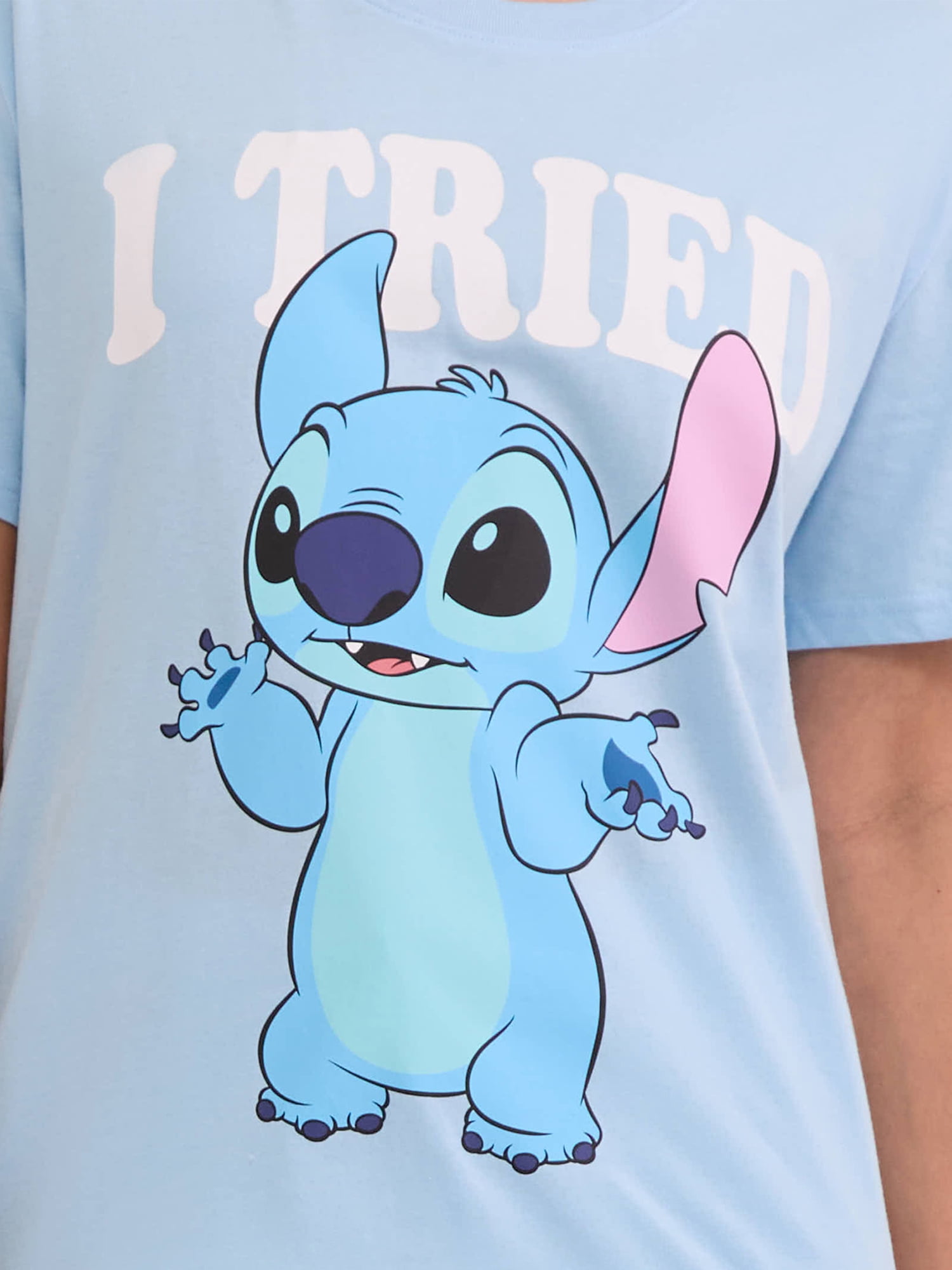 Lilo and Stitch Women's Graphic Tee with Short Sleeves, Sizes XXS-XXL