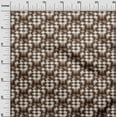 thumbnail image 3 of oneOone Cotton Cambric Brown Fabric Geometrical Diy Clothing Quilting Fabric Print Fabric By Yard 56 Inch Wide, 3 of 4