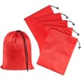 thumbnail image 1 of PALTERWEAR Drawstring Bag with Toggle - Nylon Cinch and Ditty Pouch (Red, 9 x 12 Inch), 1 of 7