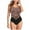 01 Brown, variant on Tummy Control Swimsuits for Women Flounce Layered Swimsuit Two Piece Ruffled Swimwear Ruched High Waisted Swimsuits