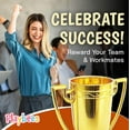 thumbnail image 7 of Plastic Golden Cup Trophy for Kids - 24 Pack - 4 Inch Achievement Prize Awards - Ideal Recognition for School, Sports, Office, Carnival Games - Party Favors, Decor, Props - Motivational, 7 of 7