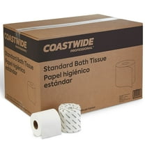 Staples Coastwide Professional Toilet Paper 1-ply White 1000 Sheets/Roll 96 Rolls/Carton (CW26136)