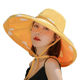 thumbnail image 1 of Sombrero de sol para mujer, de ala ancha, con protección solar UPF 50+, plegable, para playa, para verano, 1 of 5
