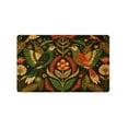 thumbnail image 4 of JML Non-Slip MicrofiberFabric & Rubber Doormat - Soft Entryway Rug for Home/Office (20"x32") - Easy Clean Door Mat for Indoor/Outdoor Use, Dark Floral and Birds, 4 of 6