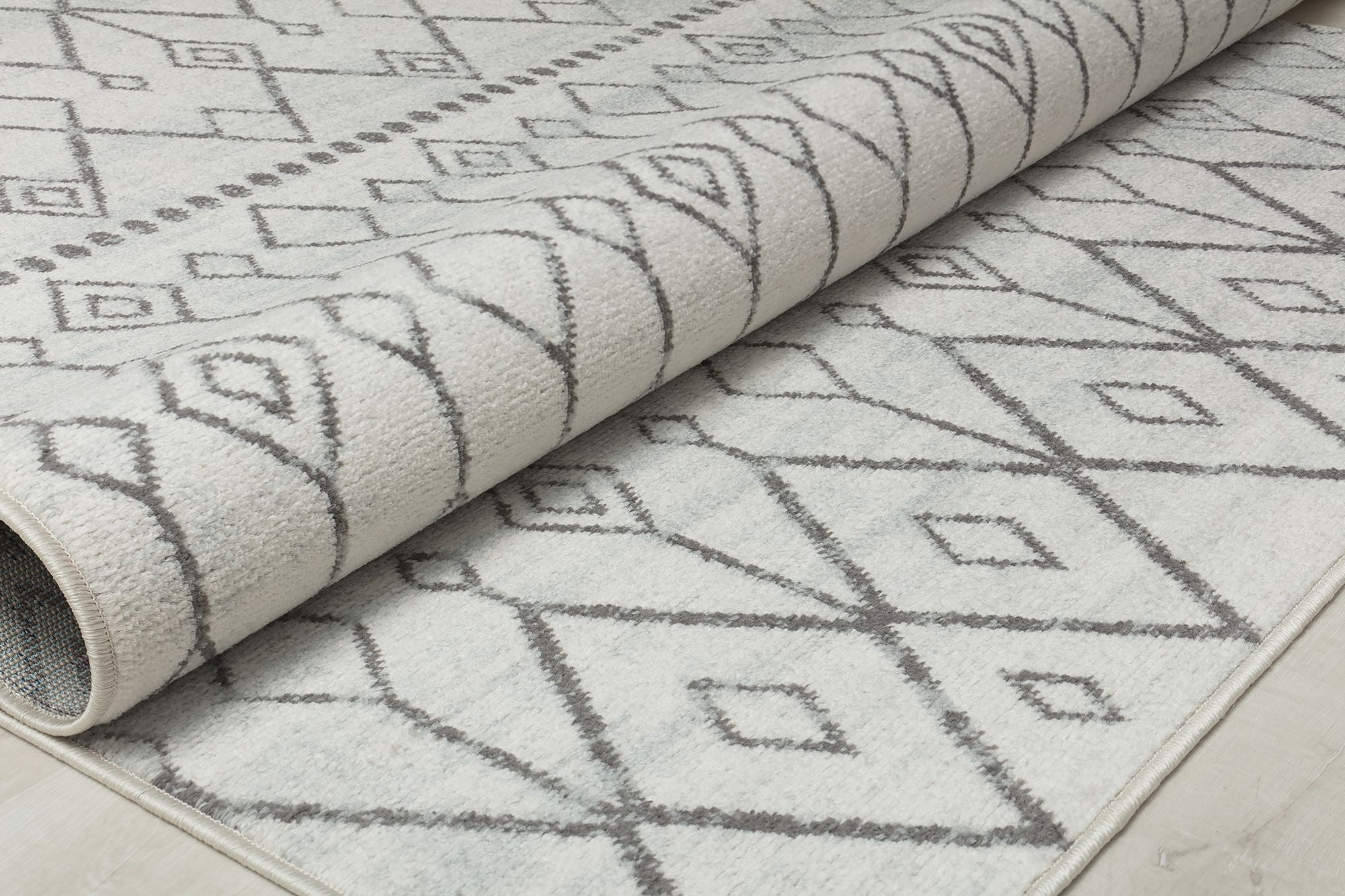 Mason Brooks Ryder KN10B Linen White Moroccan Tribal White Area Rug, 8'3"X10'0"