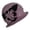 Light Purple_002, variant on Fgnfyis Wool Cloche Hat for Women Classic 1920s Winter Floral Bucket Hat Elegant Style Fashion Accessory One Size