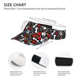 thumbnail image 3 of Pofeuu Paw And Bones Print Sunscreen Visor Cap Adjustable Sport Empty Top Baseball Sun Cap for Men Women Sports Outdoor Headwear, 3 of 7