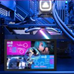 Moniteur informatique Temp, 5inch IPS 800x480 Configuration de l'écran personnalisable de résolution PC Affichage de température pour la maison