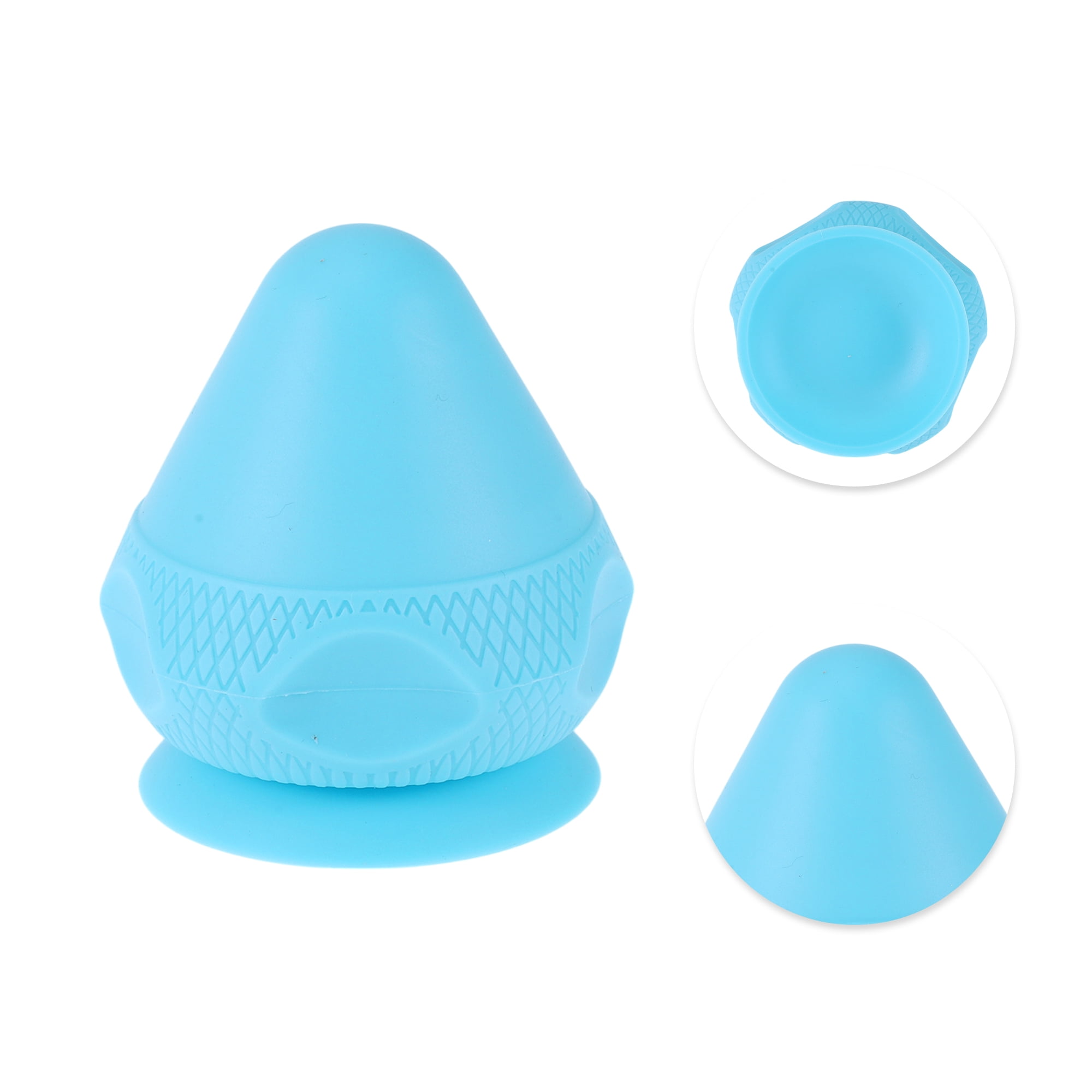 Unique Bargains Adsorption Massager 2.76"x2.76"x2.95" 1 Pc Blue