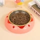 thumbnail image 4 of Comedero de acero inoxidable para perros y gatos, ideal para el hogar, viajes y para cachorros. rojo, 4 of 6