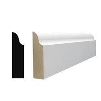 RMC 916 3/8 in.D x 1 3/8 in. W x 99 in. L Primed Finger-Joined Pine Door Stop Moding 5-pcs 40 Ft Total