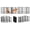 Black, variant on 32''Height Full Matel Freestanding Dog Gate with Door, 6 Panels Extra Wide Free Standing Tall Dog Gates for Doorways,House,Stairs,Porch,Deck,Yard