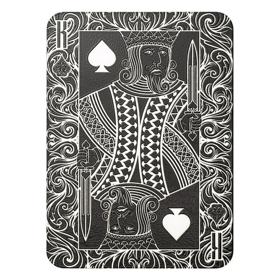 Royal Flush King of Spades 1 oz Silver Shaped