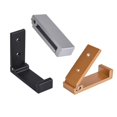 thumbnail image 5 of ER Gancho plegable para ropa de 90 grados, gancho de pared de aleación de aluminio sin perforaciones, receptor de bolsa para colgar (plata + pegamento sin clavos gratis) oso de fresa Electrónica, 5 of 5