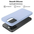 thumbnail image 5 of For iPhone14 Plus Phone Case, Ebizware Shockproof Liquid Silicone Case Military Grade Protective Rugged Rubber Slim Cover with Microfiber Lining for iPhone14 Plus (Lavender), 5 of 8