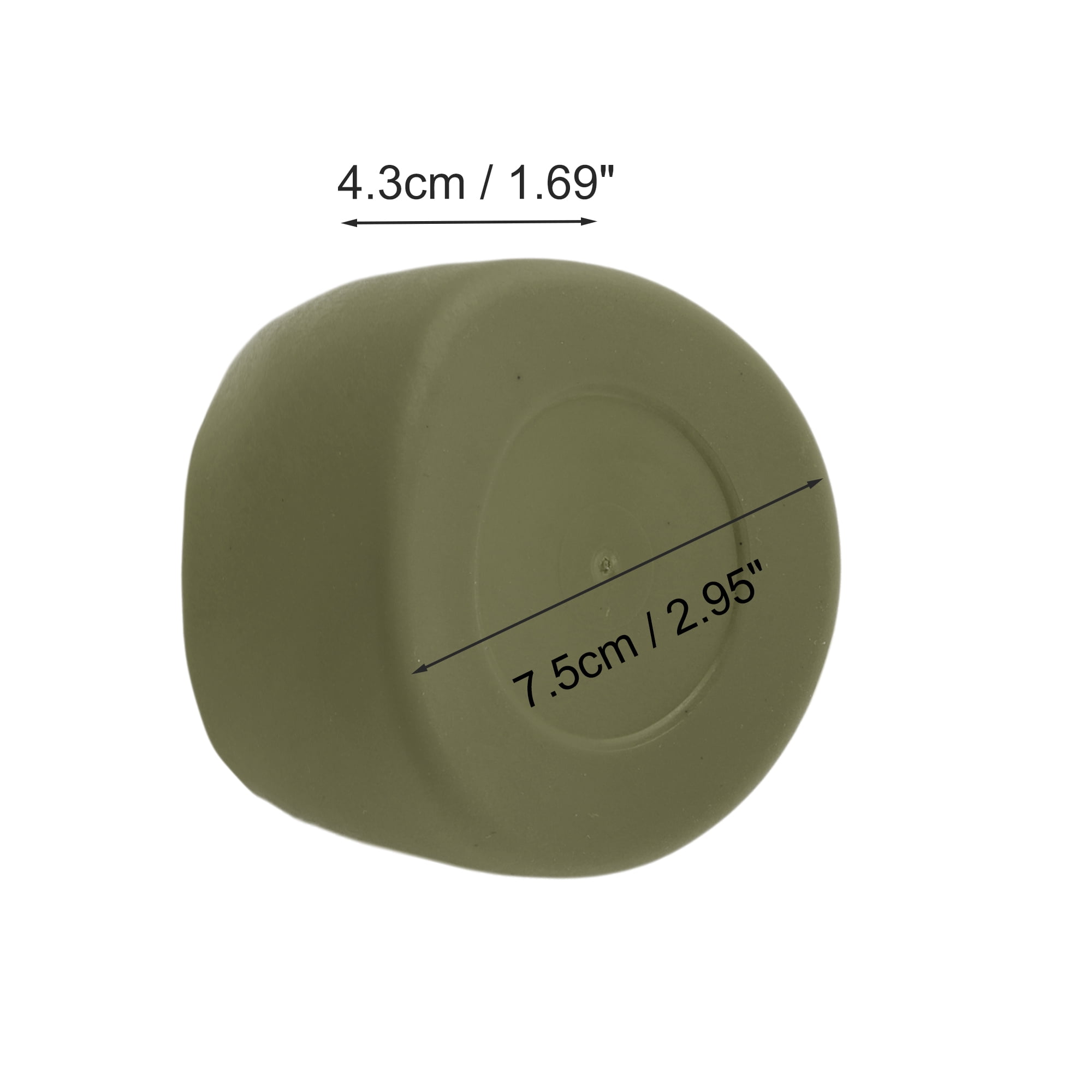 Unique Bargains 1Pc Durable Solid Color Water Bottle Boot Light Green