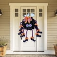 thumbnail image 7 of SSBSM Halloween Spider Door Hanging Decoration with Bowknots Soft Cloth Cartoon Multi-legs Spider Wall Decor Wreath Party Supplies, 7 of 7