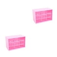 thumbnail image 4 of Decodeary Plastic Jiugongge Storage Drawer - Meticulous Workmanship And Fashionable Multi Grid Storage rose red Nine Palaces Grid 2Set, 4 of 6