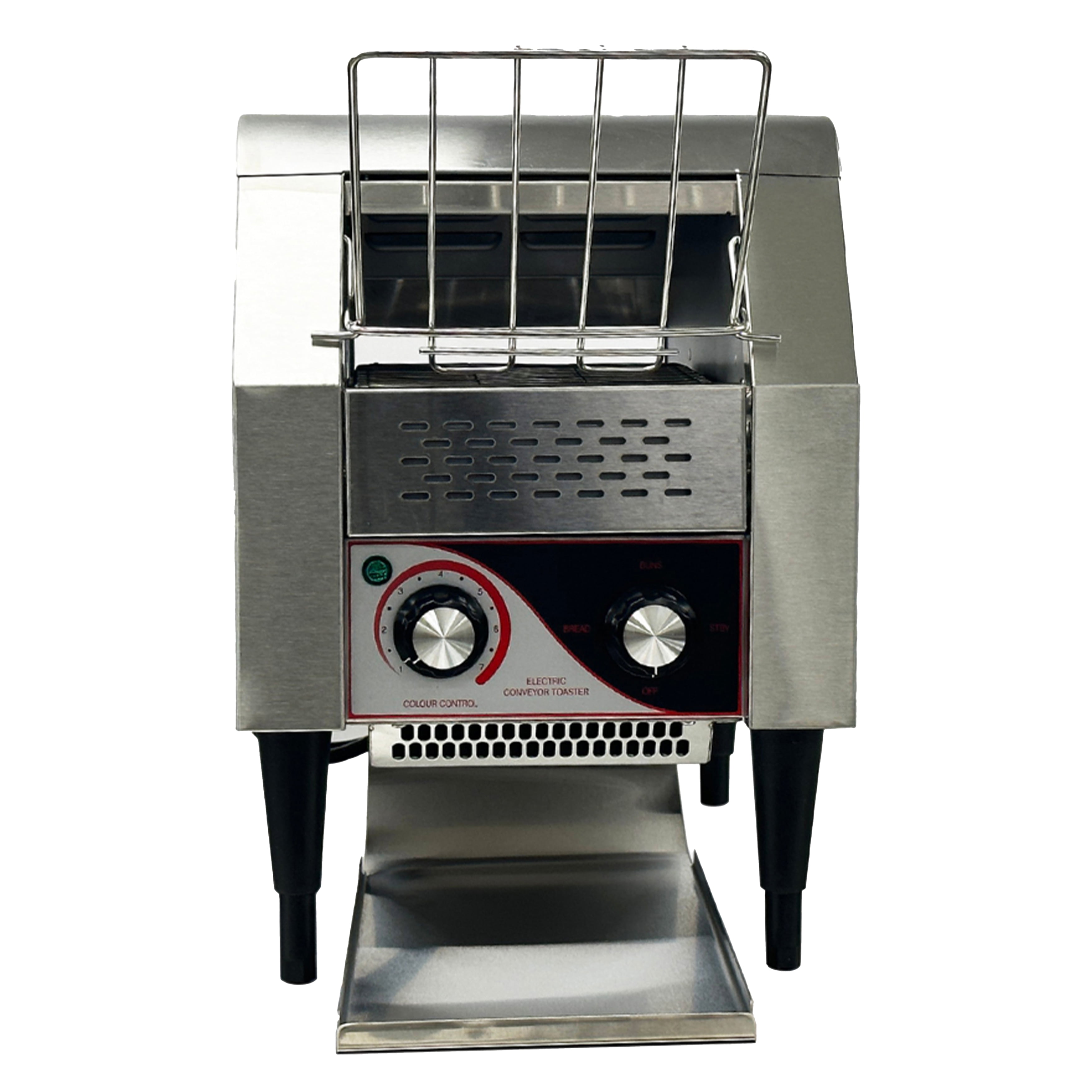 1340W Commercial Conveyor Toaster, Stainless Steel Toasters Countertop Electric Toster