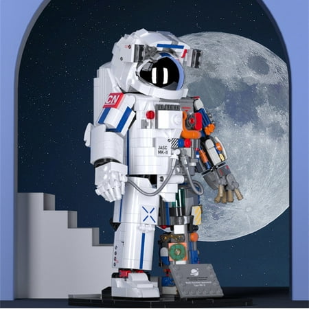 JAKI Blocks Kids Building Toys DIY Bricks Astronaut Puzzle Space Explore Assembly Rocket Boys Girls Gift Home Decor 8501 9106 9116