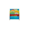 thumbnail image 3 of Delta Children Sling Book Rack 4-Tier 28"H Bookshelf Natural/Blue/Red/Green/Yellow (TB84452GN-1189), 3 of 5