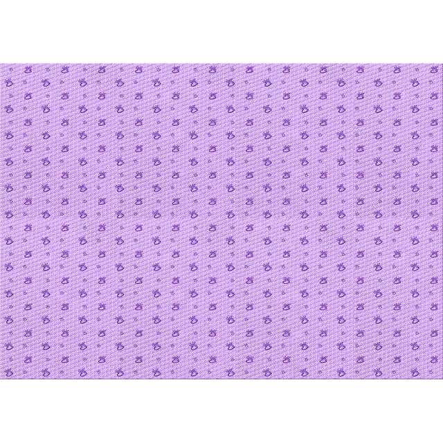 Ahgly Tapis Rectangulaire Lavable en Machine Intérieur Transitionnel Heliotrope Violet, 6 Pieds x 9 Pieds