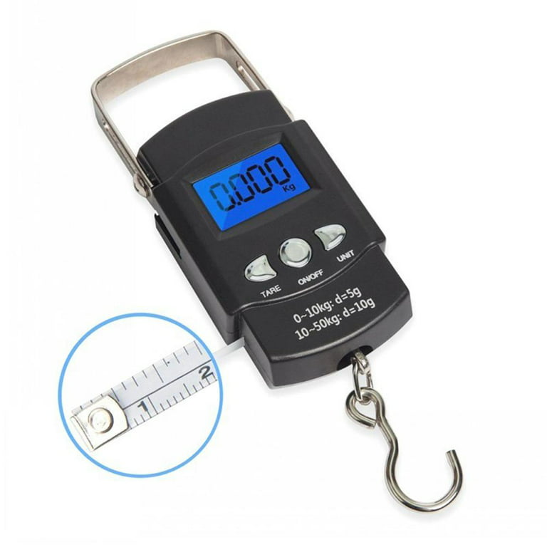 Portable Luggage Scale Hand Pull Scale Rally Electronic Rechargeable Hook  Hand Belt Small Scale Fishing Travel - Temu