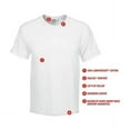 thumbnail image 2 of Hanes Men's Super Crew Neck T-Shirt Undershirts, 100% Comfortsoft Cotton - White, L Pack of 10, 2 of 5