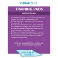 thumbnail image 5 of Vibrant Life Training Pads – Super Absorbent, Leak Proof, & Fast Dry Dog and Puppy Pee Pads – XXL 30 in x 36 in, 100 Count, 5 of 8