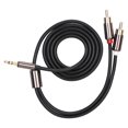 thumbnail image 3 of 3.5mm To 3.5mm Cable, PVC Durability  Conductivity 3.5mm To 3.5mm Audio Cable,  Sound Quality Computer For CD Player, 3 of 8