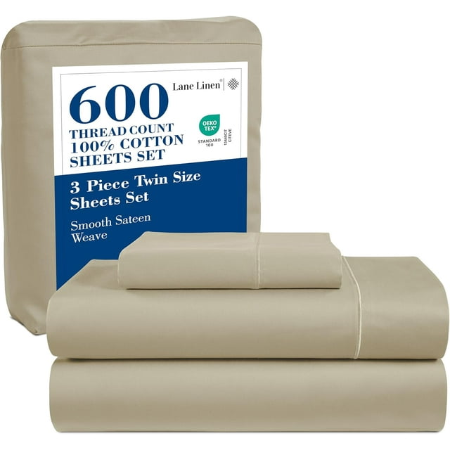 King Sheets Set Thread Count Sateen Weave Pc Long Staple Cotton Hotel Luxury Deep Pocket King Bed Sheets