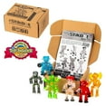 thumbnail image 2 of Stikbot Monsters Clear Colors Action Figure Set, 6 Pieces, 2 of 2