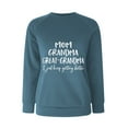 thumbnail image 4 of Wyzesi Sweatshirts à Col Rond pour Femmes en Coton Décontracté Col Rond Épaule Long Imprimé Lettre Amusant Pull Léger Automne, 4 of 4