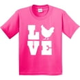 thumbnail image 3 of Inktastic Love Chickens Youth T-Shirt, 3 of 5