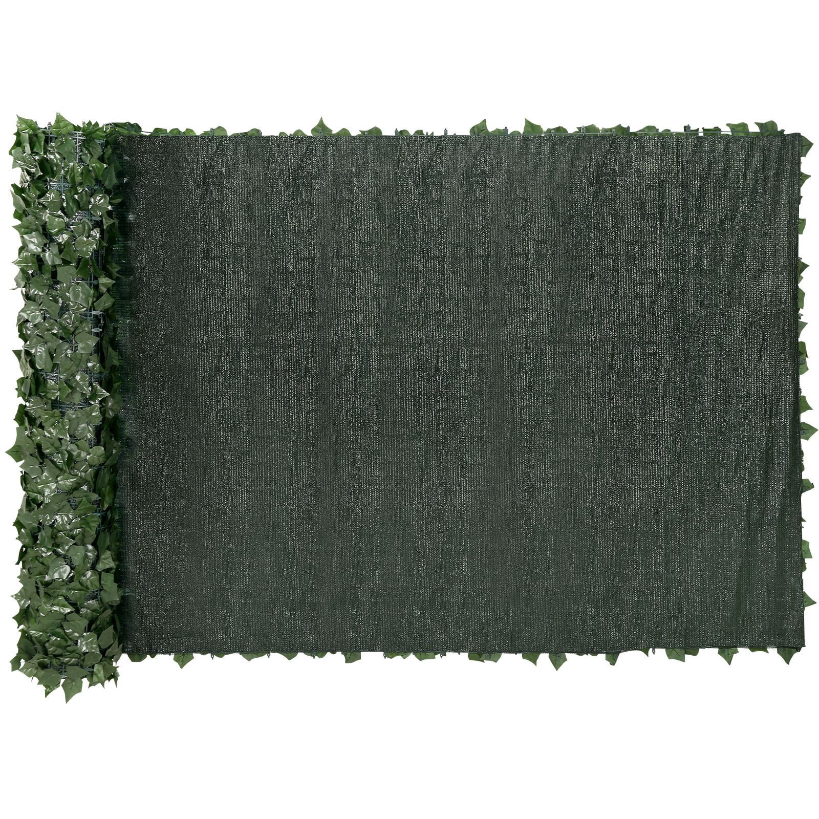 Artificial Ivy Privacy Fence 59" x 158", Fade-Resistant Silk Leaves, Dense Screening, UV Protected, for Garden Balcony Patio