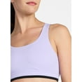 thumbnail image 5 of Avia Women's Medium Support Open Back and Contrast Tipping Sports Bra, XS-XXXL, 5 of 6