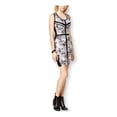 thumbnail image 5 of Rampage Juniors  Black White Aztec-Printed Bodycon Tank Dress S, 5 of 12
