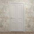 thumbnail image 3 of Sliding Closet Bi-fold Doors 60 x 84 inches | Ego 5012 Painted White Oak | Sturdy Tracks Moldings Trims Hardware Set | Wood Solid Bedroom Wardrobe Doors, 3 of 4