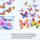 thumbnail image 4 of Decoración de pared de mariposas, 48 piezas, manualidades de pared, pegatinas de mariposas 3D para decoraciones de fiesta con imanes, 4 of 6