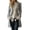 Gray, variant on Women's Velour Jacket Vintage Medieval Collared Pirate Gothic Steampunk Button Front Coat for Fall Winter Festival Gray
