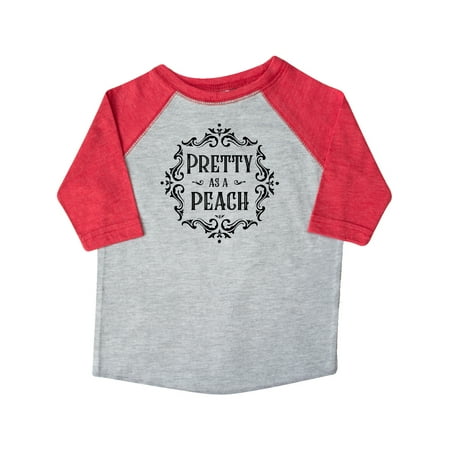 

Inktastic Pretty as a Peach Gift Toddler Toddler Girl T-Shirt