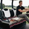 thumbnail image 5 of Uourmeti Golf Cart Seat with Pockets Protection, Compatible with Club Car Golf Cart Sports Golf Cart Seat Covers(Horse), 5 of 8