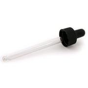 Amber Glass Bottle - 2 fl oz w/ Glass Dropper - Pack of 6