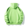 thumbnail image 5 of Ketyyh-chn99 Boys Hoodies Kids Sweatshirt Girls Solid Patchwork Hooded Thickened Warm Hoodie Green,4-5 Years, 5 of 5